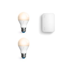 A19 Smart LED Bulb 2-Pack + Bridge (2nd Gen) | Smart Lighting