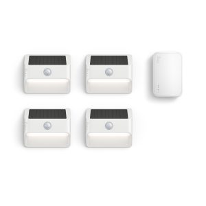 Solar Steplight 4-Pack + Bridge (2nd Gen) | Smart Lighting