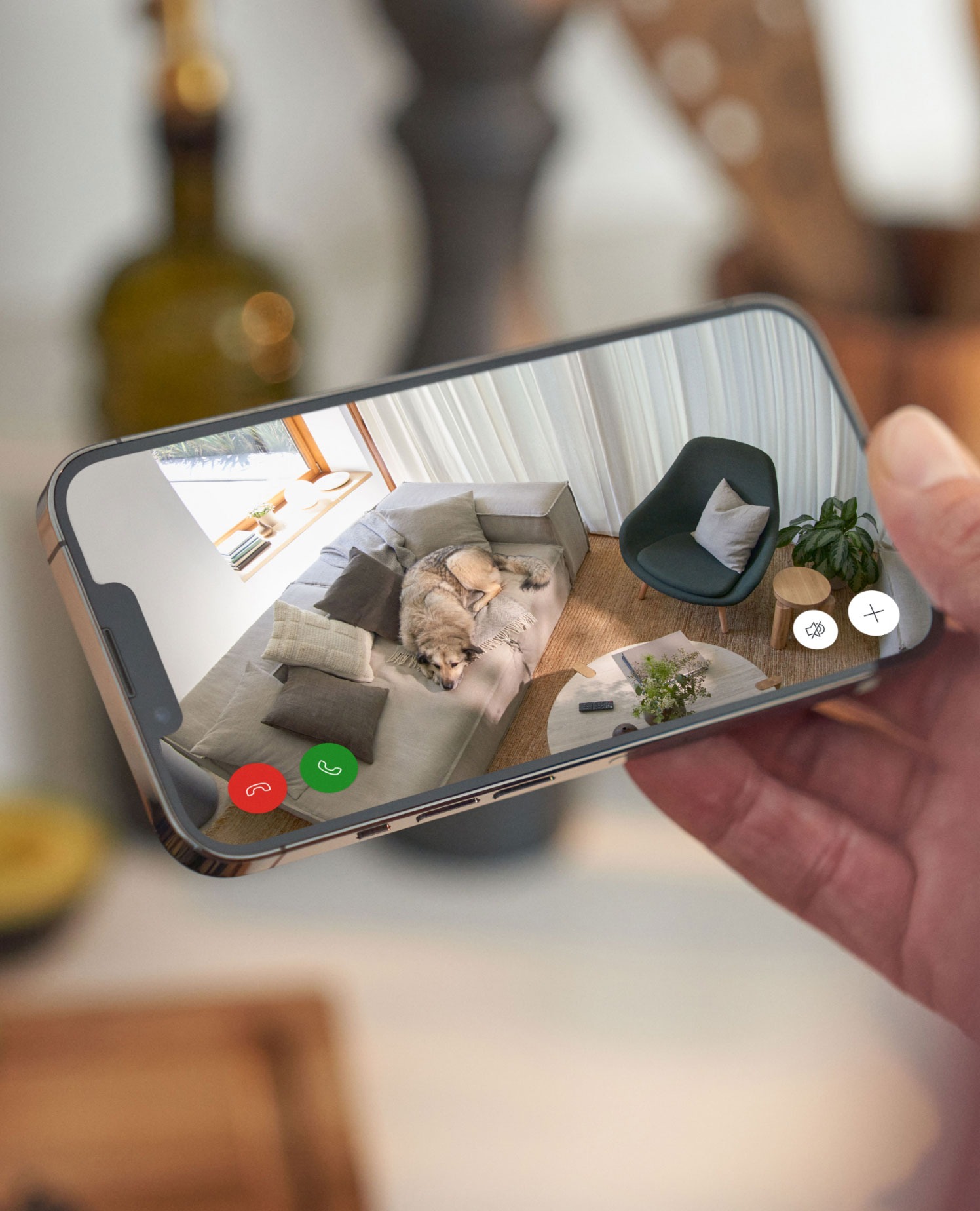 Smart home camera mobile preview